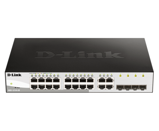 D-Link 20-Port Gigabit Web Smart Switch (DGS-1210-20)