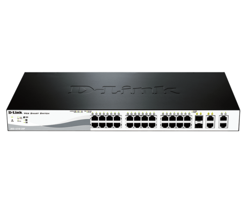 D-Link DES-1210-28P Web Smart 24-Port 10/100 PoE Switch