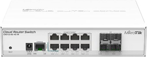 Mikrotik (CRS112-8G-4S-IN) Gigabit Cloud Router Switch