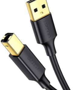 UGREEN USB 2.0 AM to BM Print Cable 1.5m (Black) – US135