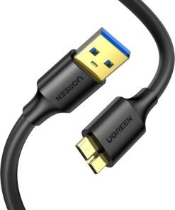 UGREEN USB-A 3.0 to Micro USB 3.0 Male Cable 0.5m (Black) - US130