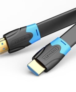 VENTION FLAT HDMI CABLE 0.5M BLACK- VEN-AAKBD