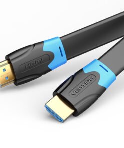 VENTION FLAT HDMI CABLE 1M BLACK-VEN-AAKBF