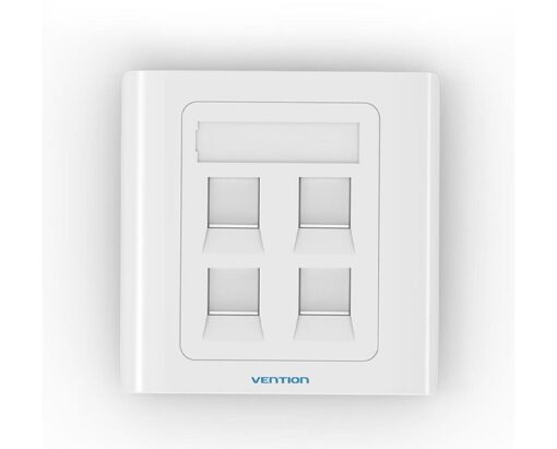 VENTION 4 PORT WALL FACEPLATE 86 TYPE-VEN-IFCW0