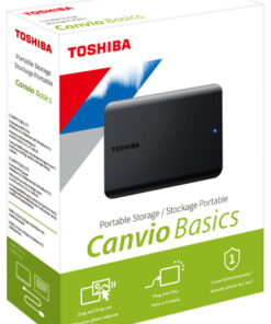 Toshiba Canvio Basics 1TB 2.5″ External Hard Drive