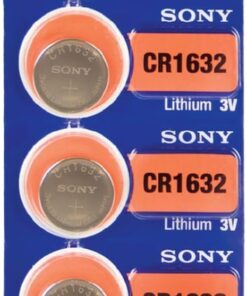 Sony CR1632 3 Volt Lithium Coin Cell Battery (5 Batteries)