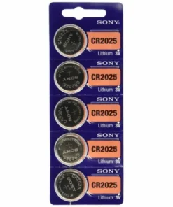 Sony CR2025 3v Lithium 2025 Coin Battery (5-pack)