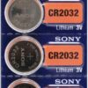 Sony CR2032 3V Lithium 2032 Coin Battery 5 Pack