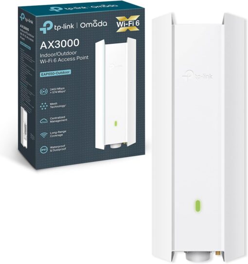 TP-Link Wireless Wi-Fi 6 EAP650-Outdoor Gigabit Access Point