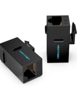 Cat.6 UTP Keystone Jack Coupler Black