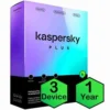 Kaspersky Plus 3 Devices - 1 Year