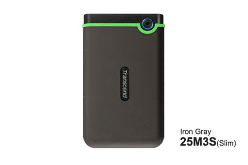 Transcend External HDD 1TB - Iron Grey - TS1TSJ25M3S