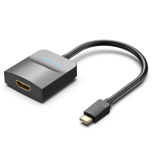 Vention Type-C to HDMI Adapter 0.15M Black ABS Type