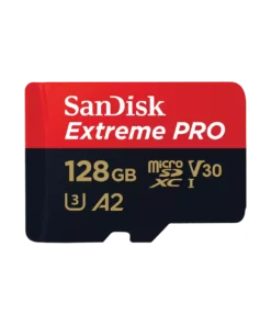 SanDisk Extreme Pro microSD UHS I Card 128GB for 4K Video