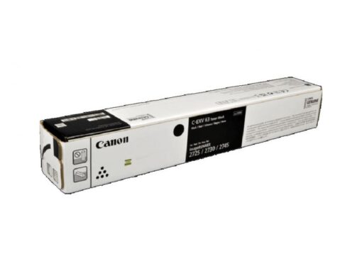 Canon C-EXV63 Black Toner Cartridge Yield 30,000 Pages