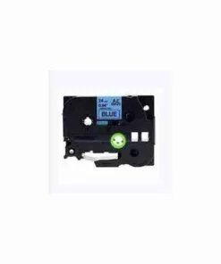 24mm x 8m Black on blue label tape