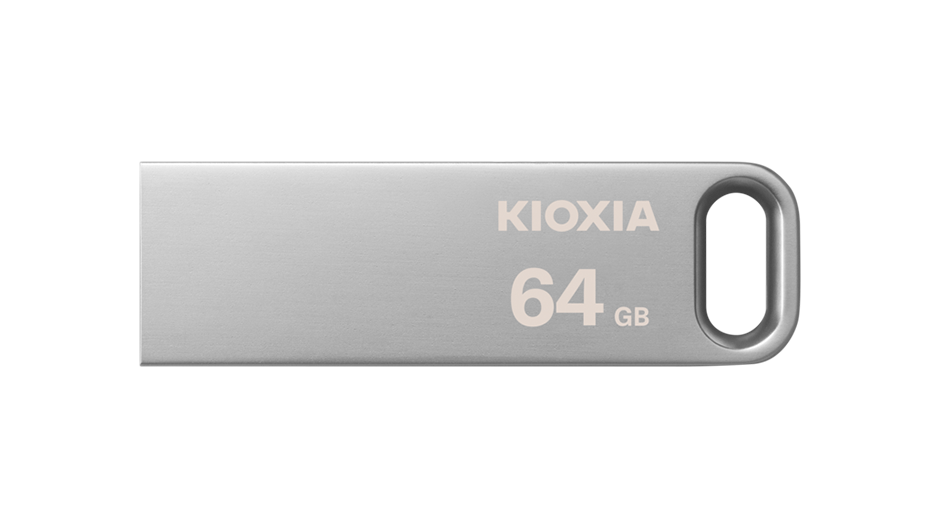 Kioxia TransMemory U366 64GB Flash Drive USB 3.2 Metallic