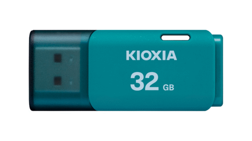 Kioxia TransMemory U202W 32GB Flash Drive USB 2.0 Blue