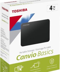 Toshiba Canvio Basics 4TB External Hard Disk USB 3.0 Hard Drive