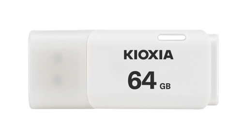 Kioxia TransMemory U202W 64GB Flash Drive USB 2.0 White