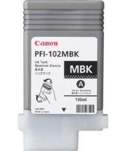 Canon PFI‑102 Matte Black Ink Cartridge 130 ml
