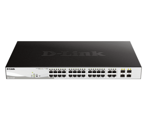 DGS-1210-28P 28-Port Gigabit Smart Managed PoE Switch