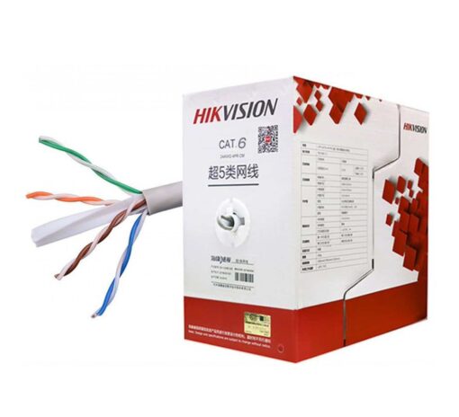 Hikvision - 305 m CAT6 UTP Network Cable (Solid Copper, 0.565 mm, CM)