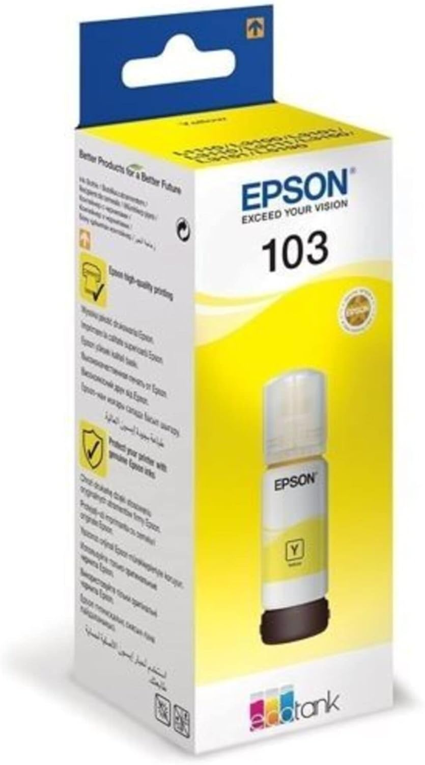 Epson 103 EcoTank Yellow Ink Bottle 65ml