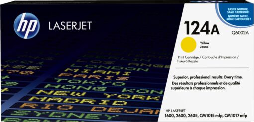 HP 124A Yellow Toner Cartridge