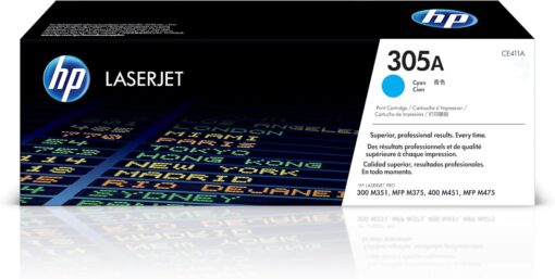 HP 305A Cyan LaserJet Toner Cartridge