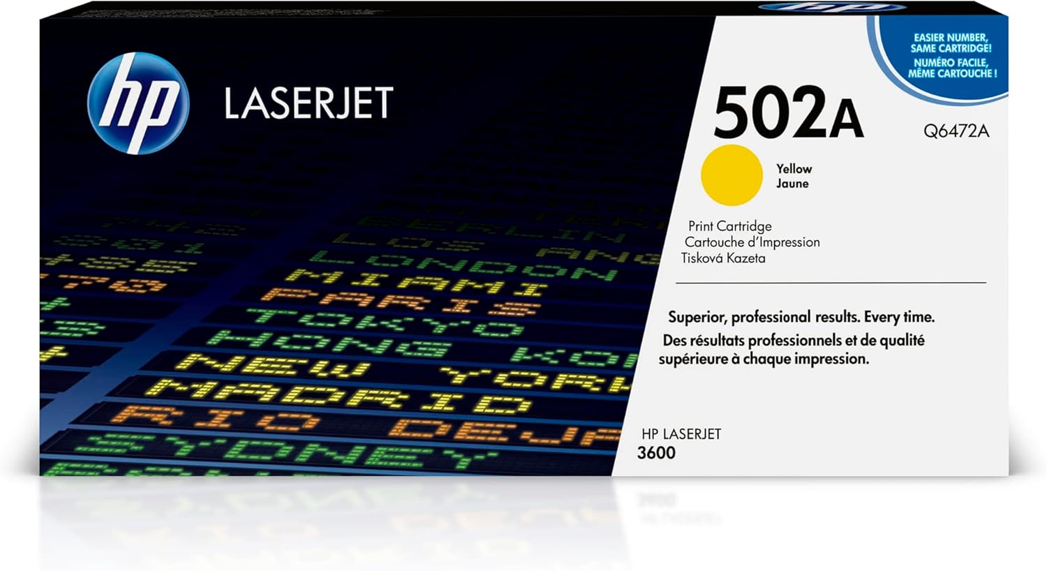 HP 502A Yellow Toner Cartridge