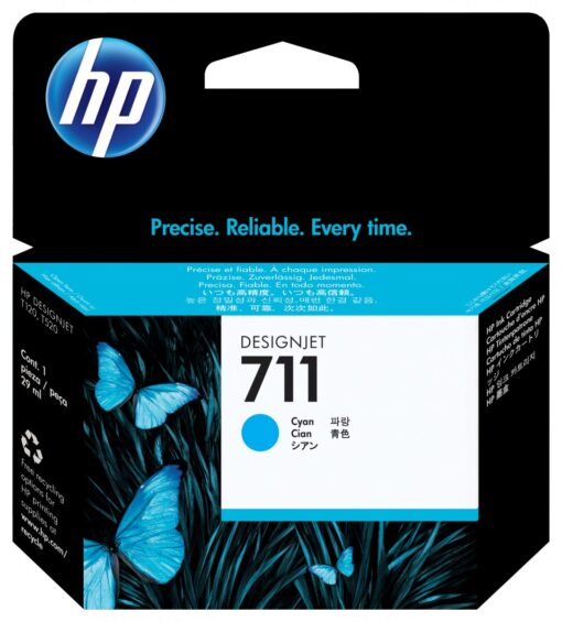 HP 711 Cyan Ink Cartridge