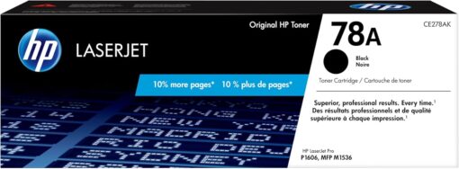 HP 78A Black LaserJet Toner Cartridge