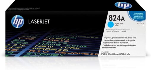HP 824A Cyan LaserJet Toner Cartridge