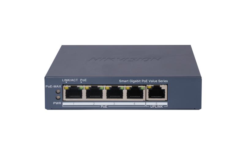 Hikvision - 4 Port Gigabit Smart POE Switch