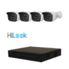 Hikvision- HiLook 4-ch H.265 2 MP Bullet Kit