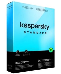 Kaspersky Standard 1 Anti Virus Device – 1 Year Powerful real-time protection against viruses and malware Prevents phishing and identity theft Shields your network from cyber intrusions Improves device speed and performance