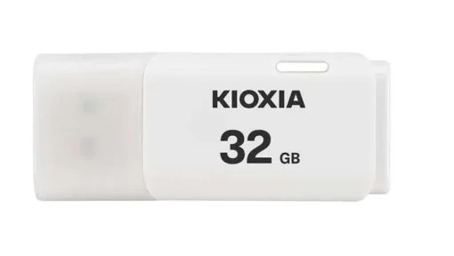 Kioxia TransMemory U202W 32GB Flash Drive USB 2.0 White