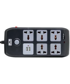 LW EXT 52U - EXTENSION SOCKET - 3P / 5 WAY + 2 USB FAST CHARGING (2.1A) / 3MTR