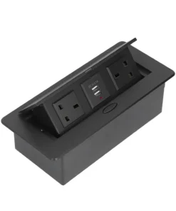 Nexa Multifunction Flip-up Socket (Black)