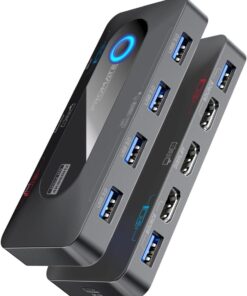 Promate 4K 60Hz KVM Switch MediaSwitch KVM