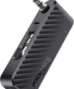 Promate Bluetooth v5.3 Audio Adapter with AUX Output AirLink-BT