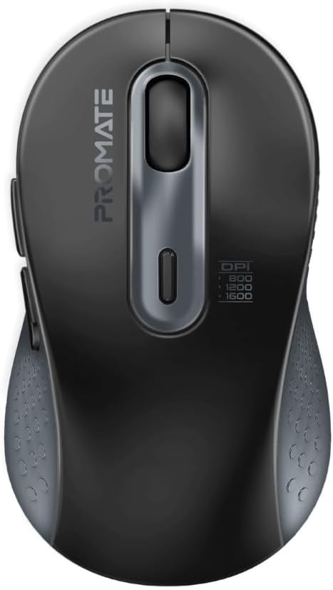 Promate Ken Ergonomic Ambidextrous Wireless Mouse