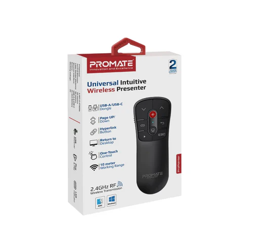 Promate PROPOINTER 2.4GHz Wireless Presenter