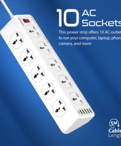 Promate PowerMatrix-3M 10AC Socket Space