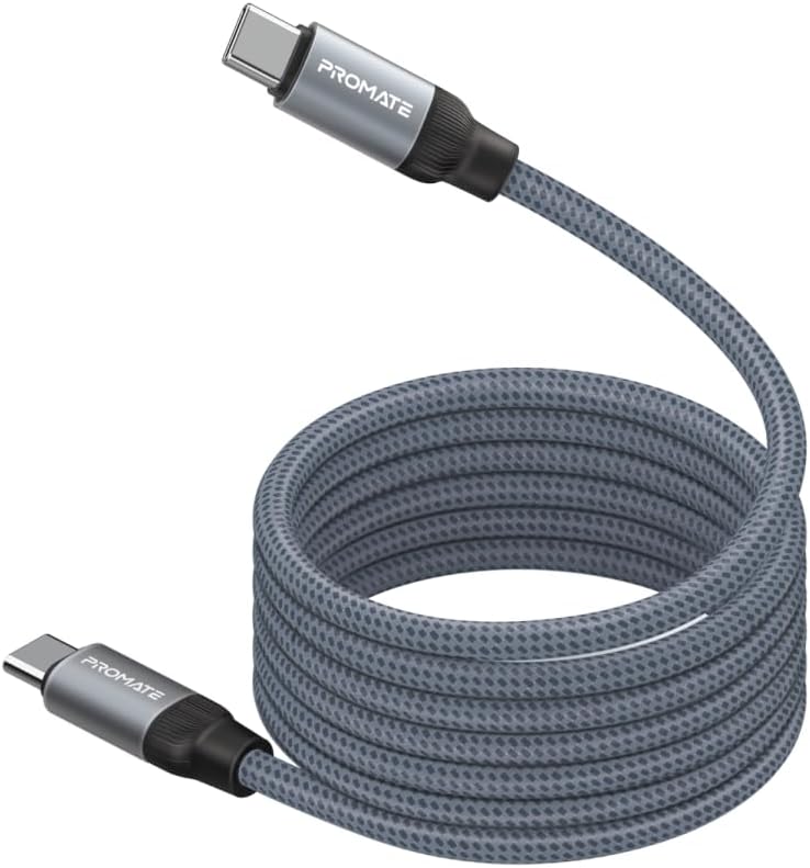 Promate Springy Magnetic Self-Organizing Cable 60W 1.2M