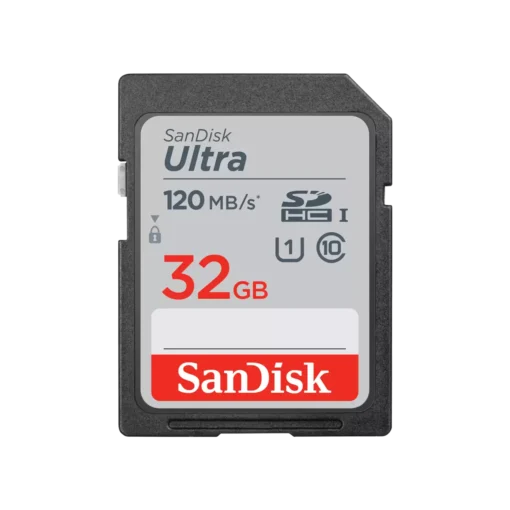 SanDisk 32GB 120MBPS Ultra UHS-I SDHC Memory Card