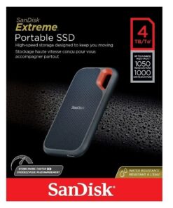 SanDisk E61 Extreme Portable External SSD 4TB