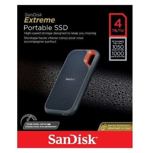 SanDisk E61 Extreme Portable External SSD 4TB