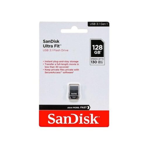 SanDisk Ultra Fit USB 3.2 Flash Drive 128GB